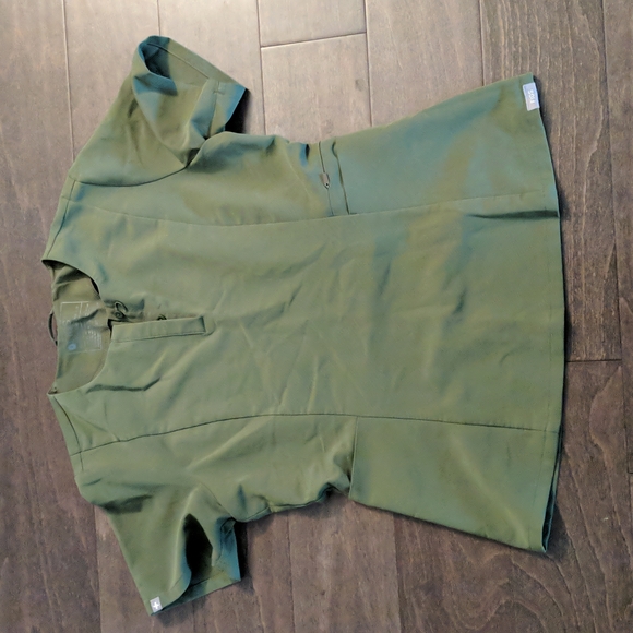 Figs Tops Figs Bristol Dark Olive Scrub Top Poshmark
